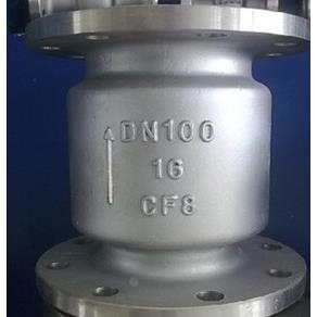H42W-16P 316不锈钢材质 止回阀法兰立式止回阀 升降式单向阀DN15