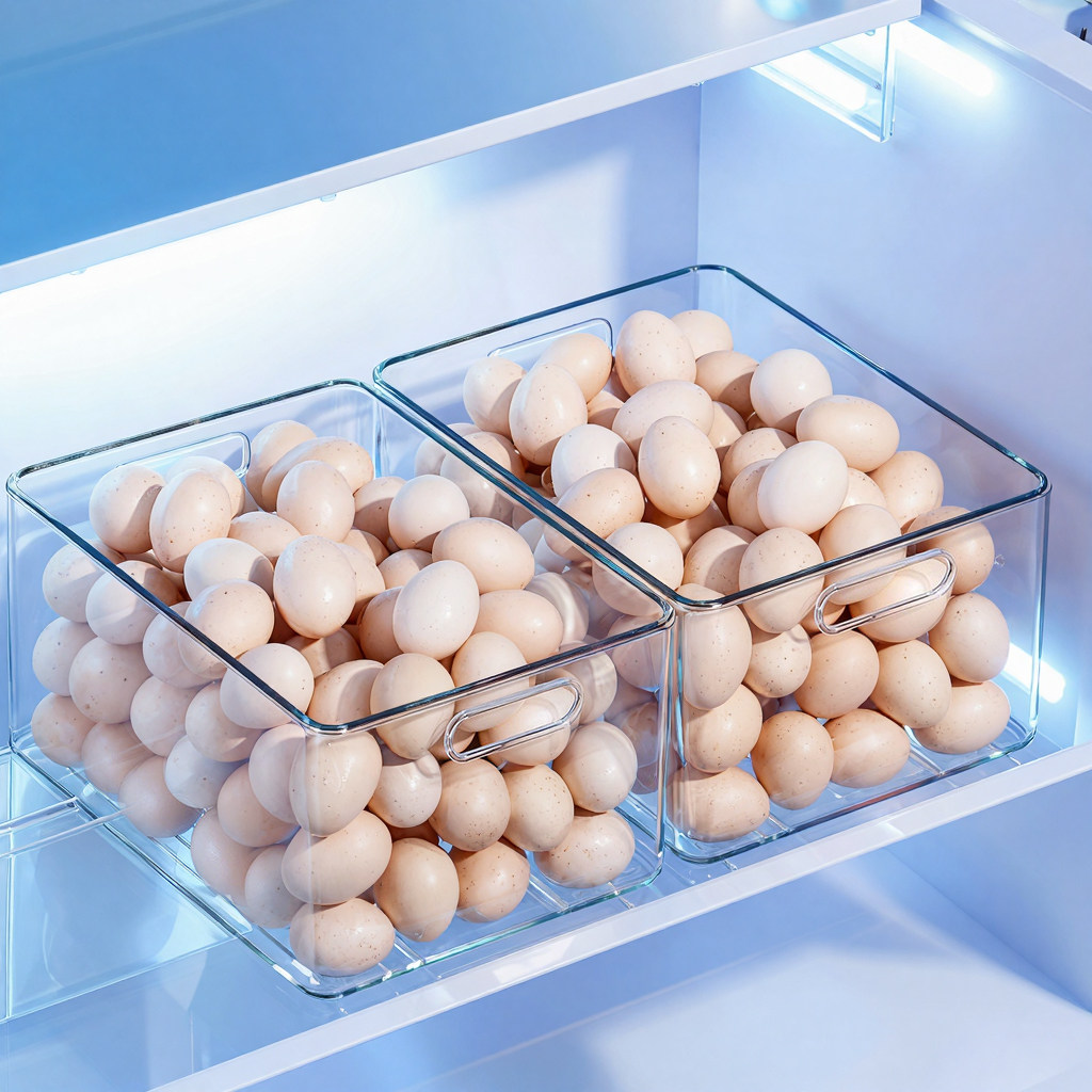 鸡蛋收纳盒冰箱食物水果蔬菜盒子