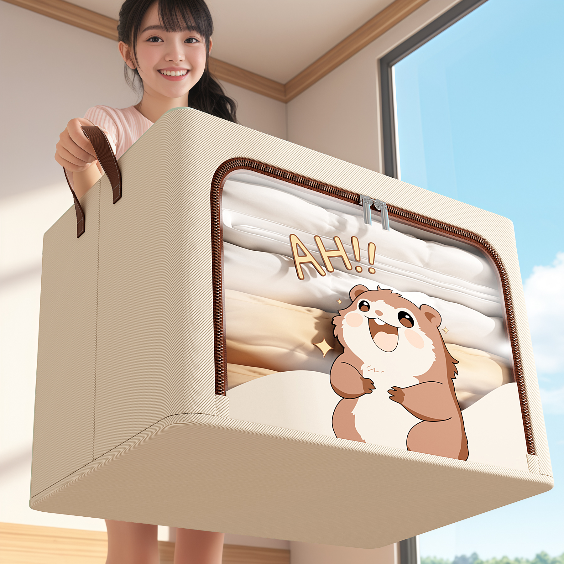 衣服收纳箱家用衣柜装被子百纳箱