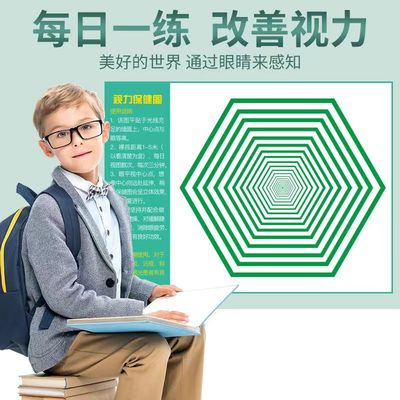 标准医用国际标准对数测近视眼睛度数视力表小朋友家用测视力挂图