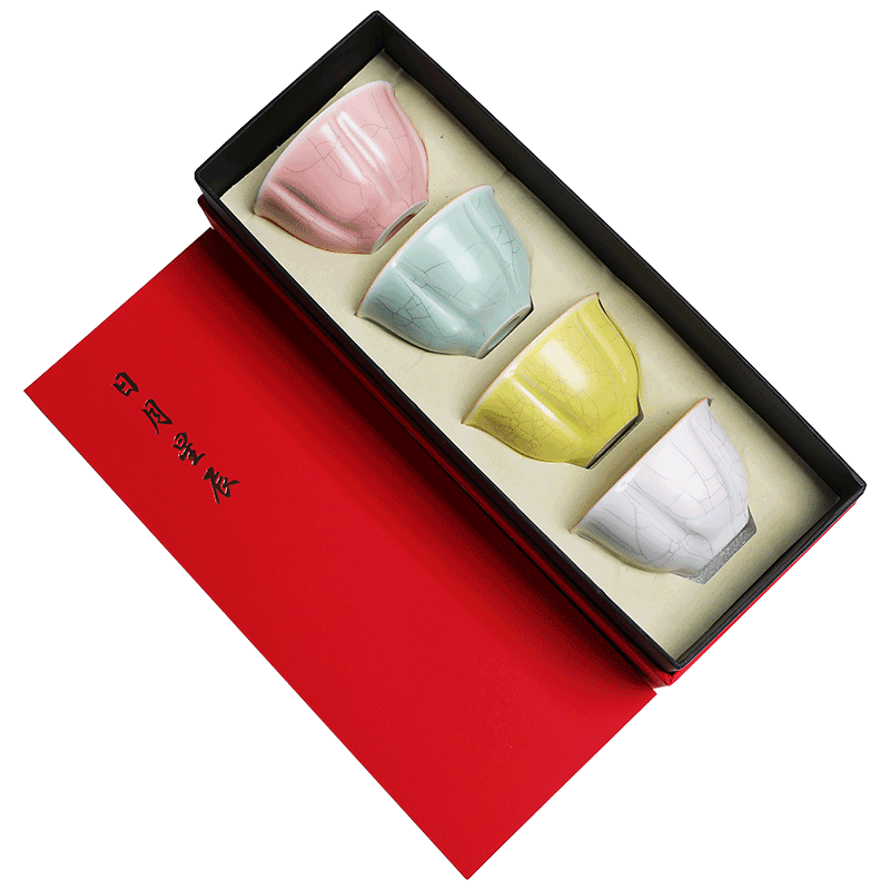 吉祥缘汝窑现代开片茶杯