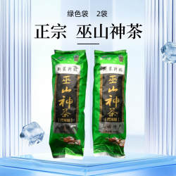 巫山神茶新茶觚子茶袋装100g三皮罐茶凝清茶叶花红茶三峡巫山特产