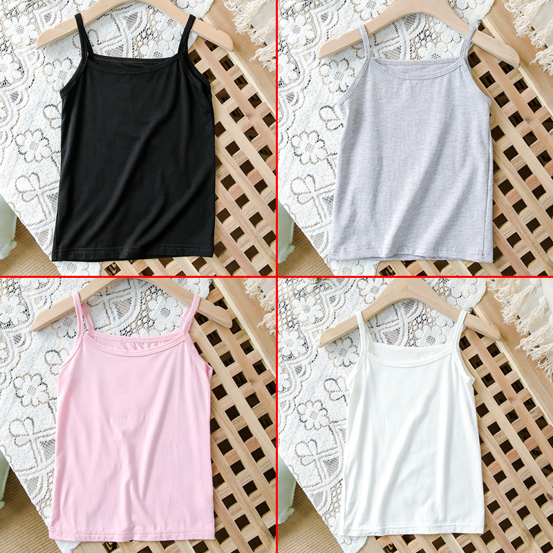 莫代尔吊带背心夏季女童