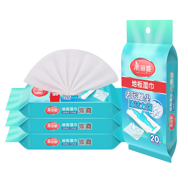 美丽雅拖地静电除尘纸加厚加大