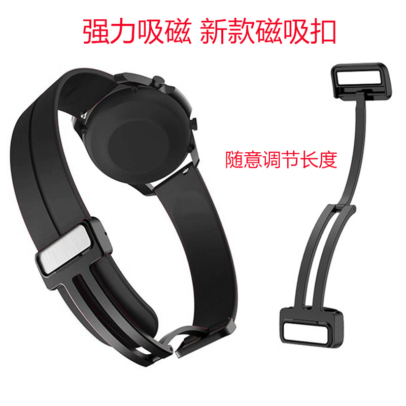 利澳适中硅胶手表带中光