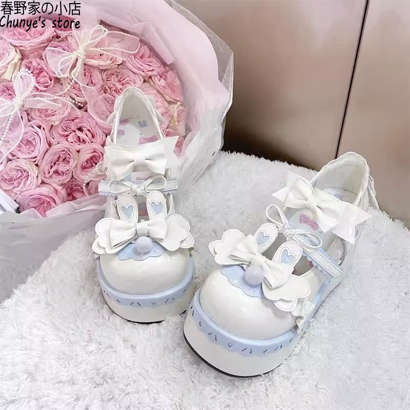 春野家圆头原创Lolita日系皮鞋