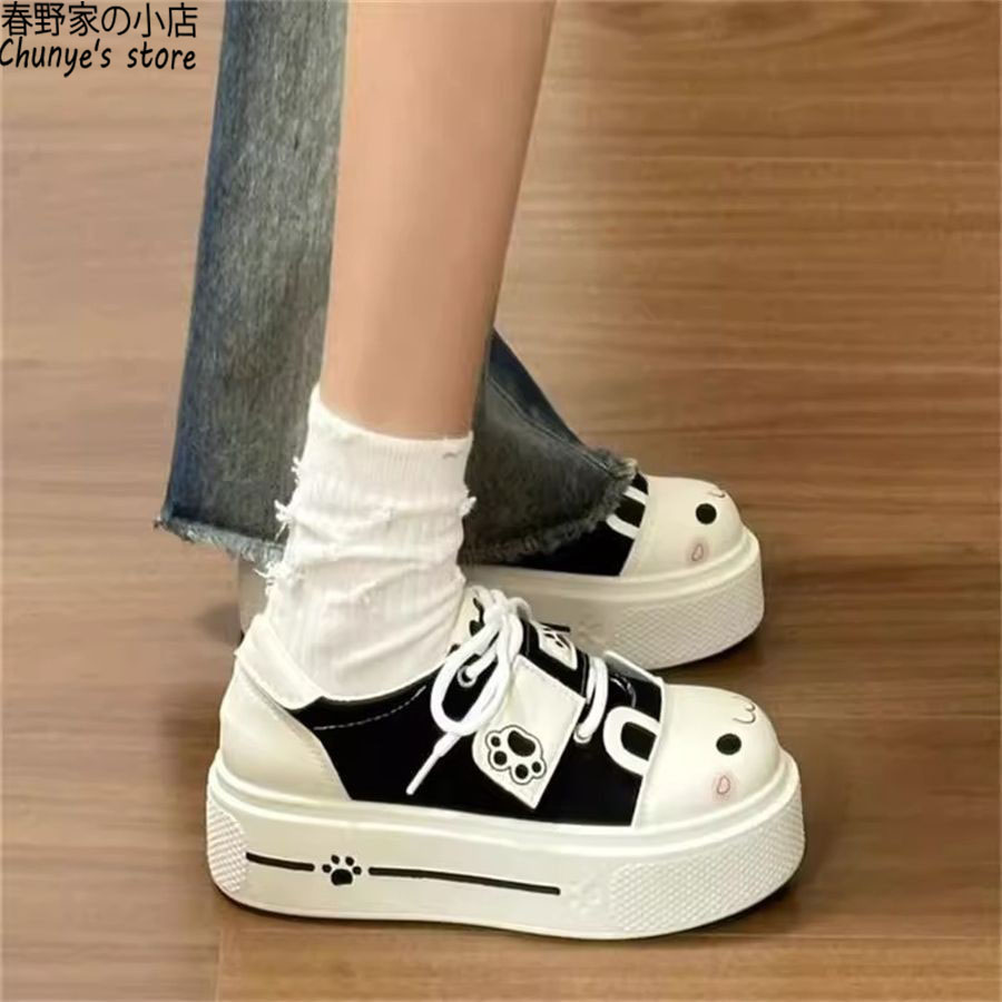 原创lolita学生帆布鞋单鞋春野家