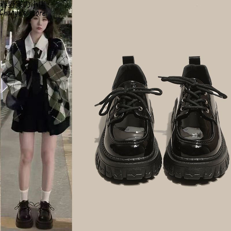 jk小皮鞋女2025新款复古春野家