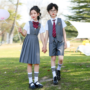 儿童合唱演出服国庆中小学生大合唱团诗歌朗诵服装幼儿园入园拍照