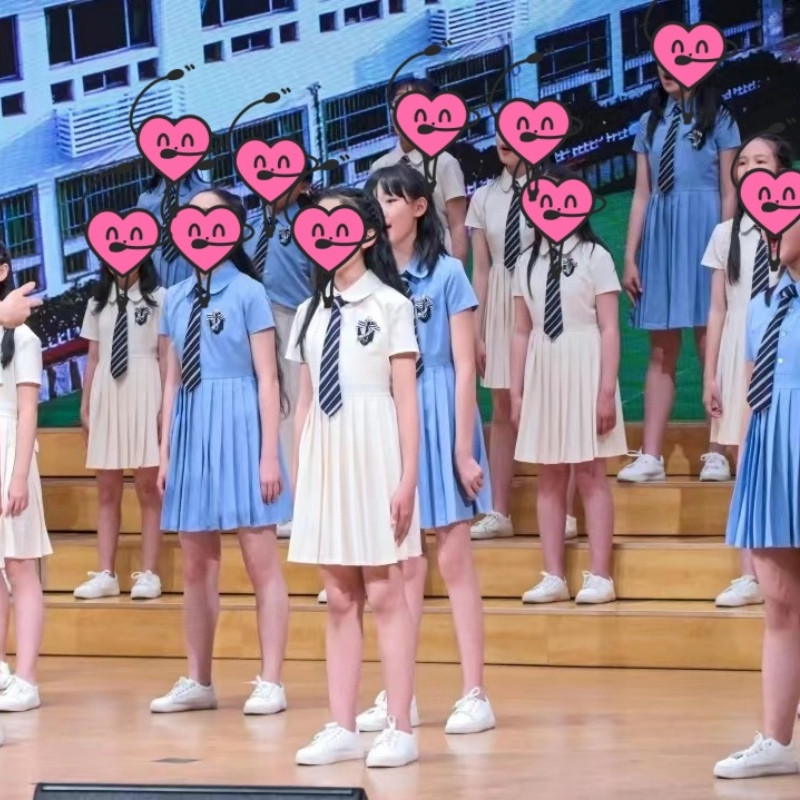 新款儿童合唱服小学生初中生毕业照班服朗诵比赛表演服合唱团服装