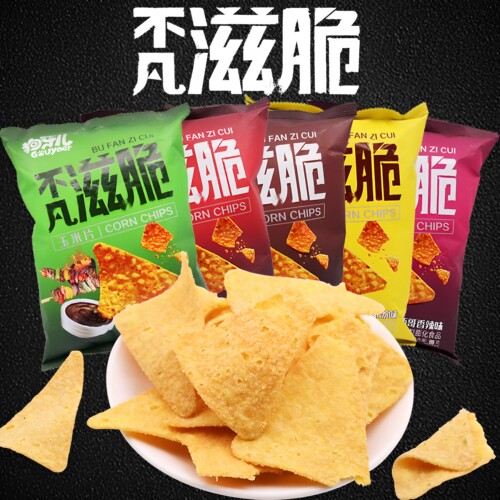 狗牙儿烧烤香辣味追剧玉米脆片