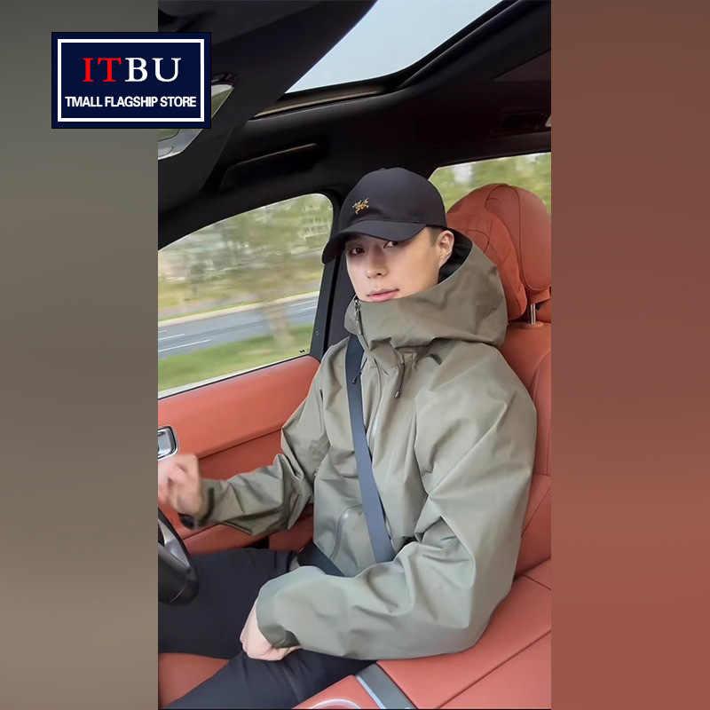 山系软壳冲锋衣外套男士春秋夏季2025新款户外运动登山服夹克男款