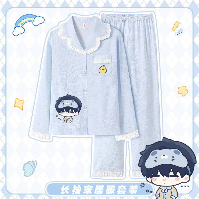 盗墓笔记周边 张起灵 吴邪 瓶邪闷油瓶二次元同人动漫家居服睡衣