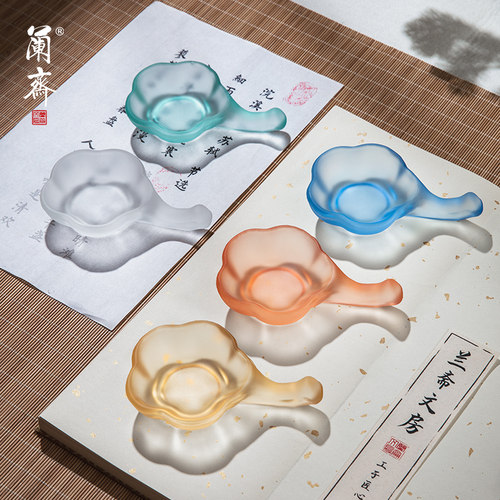 琉璃陶瓷墨碟蝶小笔搁墨池书法墨汁墨水水碟毛笔架墨盘墨盒笔笔洗