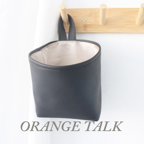 门后钥匙皮质布艺加厚收纳挂袋