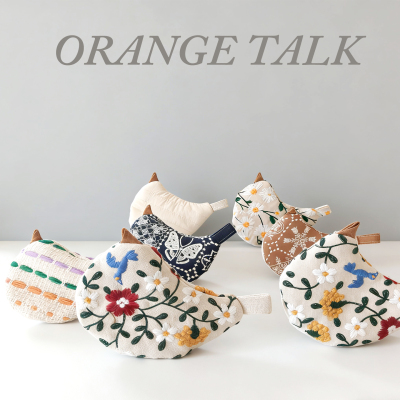 刺绣小鸟隔热防烫锅帽可挂锅耳