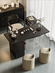 费洛可实木阳台精致小茶桌椅组合2025新款客厅家用休闲泡茶台一体