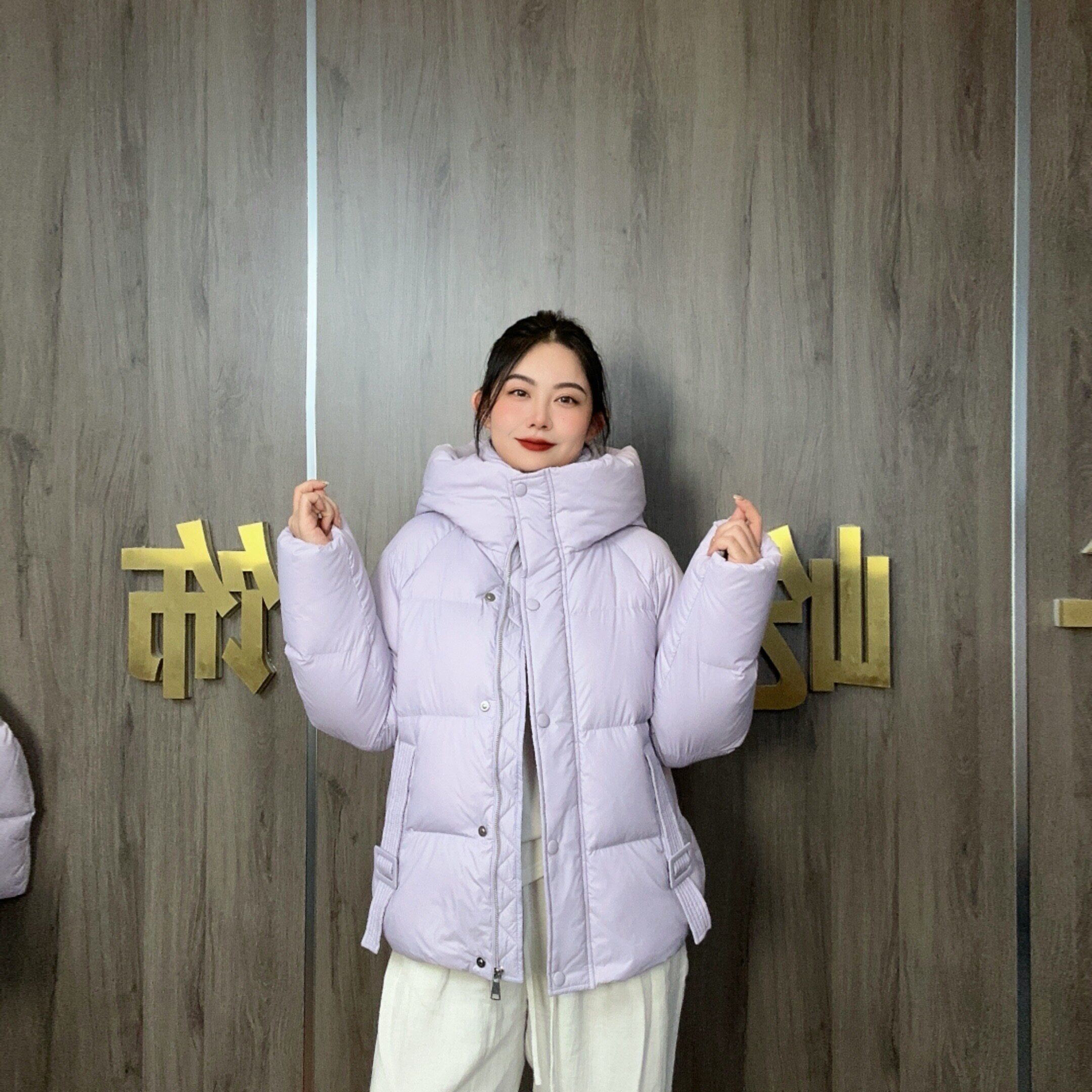 时风国际品牌羽绒服2026新款高端羽女款女中长款日韩风加厚550396