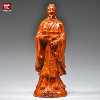 实木雕刻财神爷佛像摆件木头范蠡神像玄关供奉财神像文财神武财神