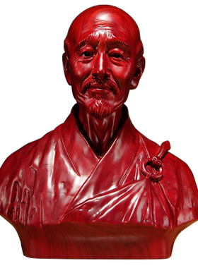 雕刻弘一法师现代中式风工艺品