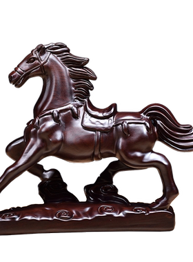 摆件生肖马到成功家居客厅工艺品