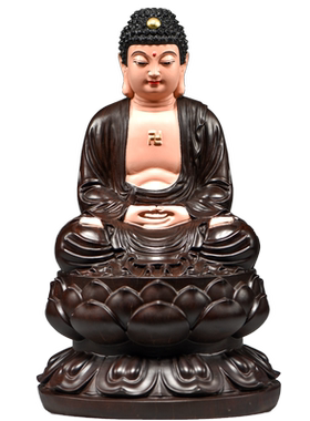 黑檀木祝福新古典客厅摆件