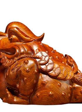 雕刻金蟾工艺品开业送礼家居装饰