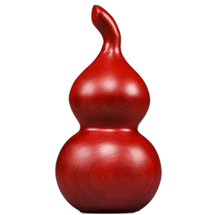 红色木质雕刻葫芦摆件木葫芦家居客厅装饰店铺工艺品新居乔迁送礼