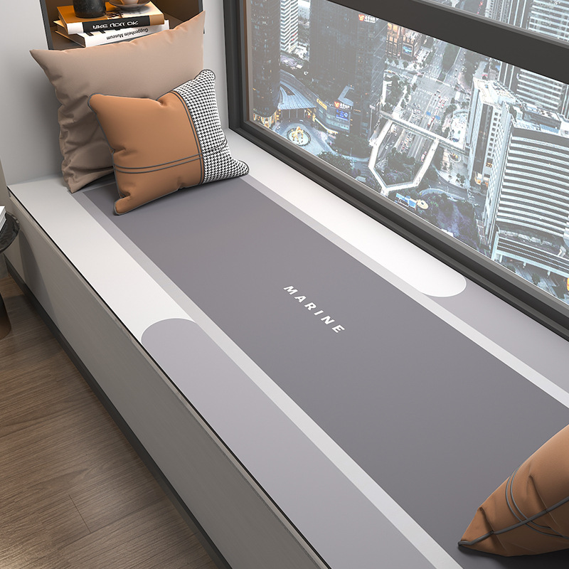 定做窗垫窗台飘窗垫阳台垫子四季通用软硅藻泥榻榻米垫坐垫可裁剪