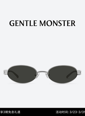 CALI金属椭圆形墨镜防晒太阳镜GENTLE MONSTER