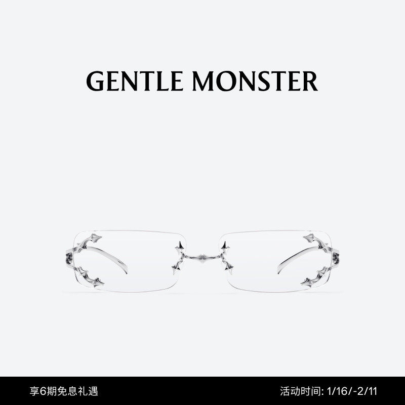 【新年礼物】【BOLD系列】MOSH金属无框光学镜眼镜GENTLE MONSTER