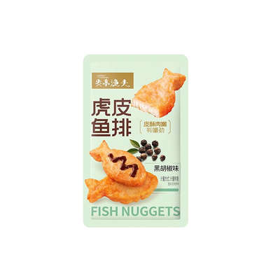 炎亭渔夫虎皮鱼排即食休闲海味