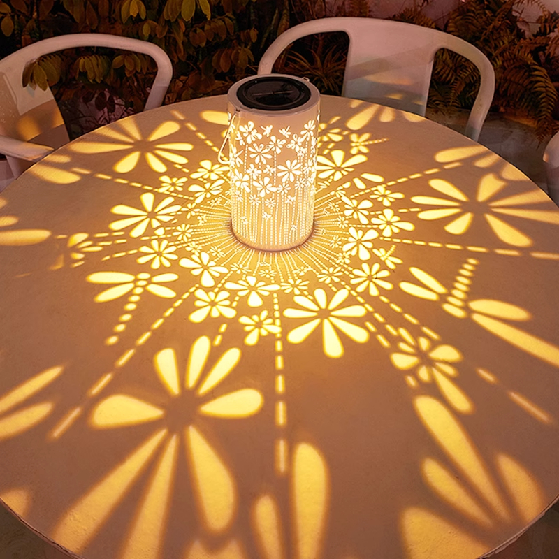 太阳能光影挂灯户外庭院阳台花园装饰景观造景布置氛围草坪地插灯