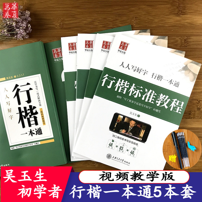 吴玉生行楷钢笔字帖行楷一本通成人大学生女生初学者行楷速成硬笔练字帖手写体临摹练字本-封面