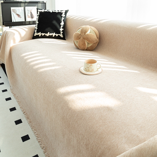 雪尼尔四季通用一整张全盖沙发巾