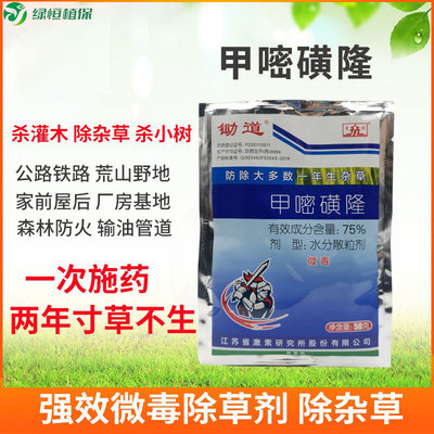 甲嘧磺隆除草神剂除草烂根剂铁路荒地杂草一扫光甲嘧磺蕯除草剂