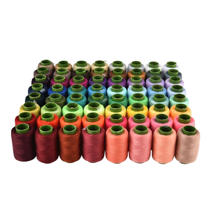 家用缝纫线涤纶线手工缝衣线黑线白线针线套装线小卷线修补线68色