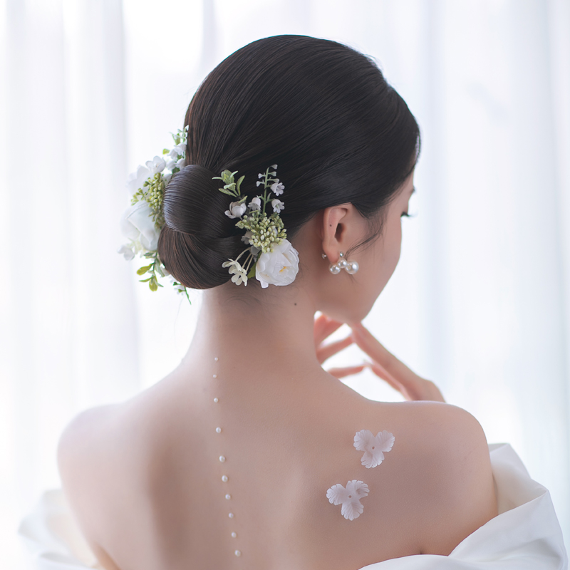 梦瑶新娘头饰森系唯美超仙发夹