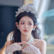 韩式 奢华优雅精致皇冠新娘头饰公主唯美耳饰婚纱礼服结婚造型饰品