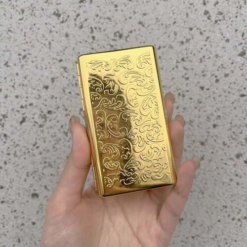 高端金属烟盒高档烟夹男士便携