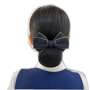 发网女盘头发职业工作头花女空姐护士盘发头饰银行网兜蝴蝶结头饰