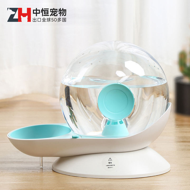 蜗牛饮水器流动循环宠物猫