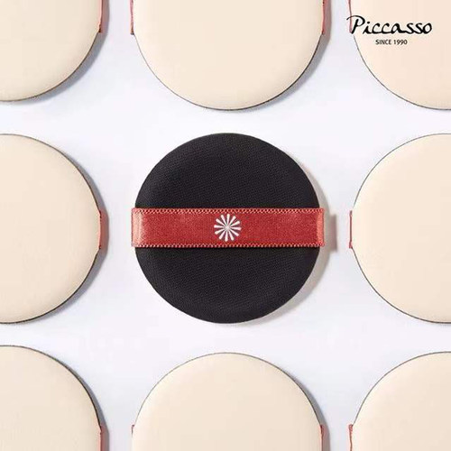 韩国PICCASSO气垫粉扑黑色1枚装不吃粉均匀服帖