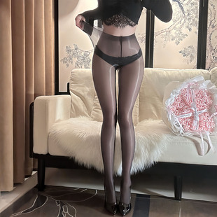 性感丝袜连体包芯丝油光防滑防勾丝性感细腻无痕薄款连裤袜