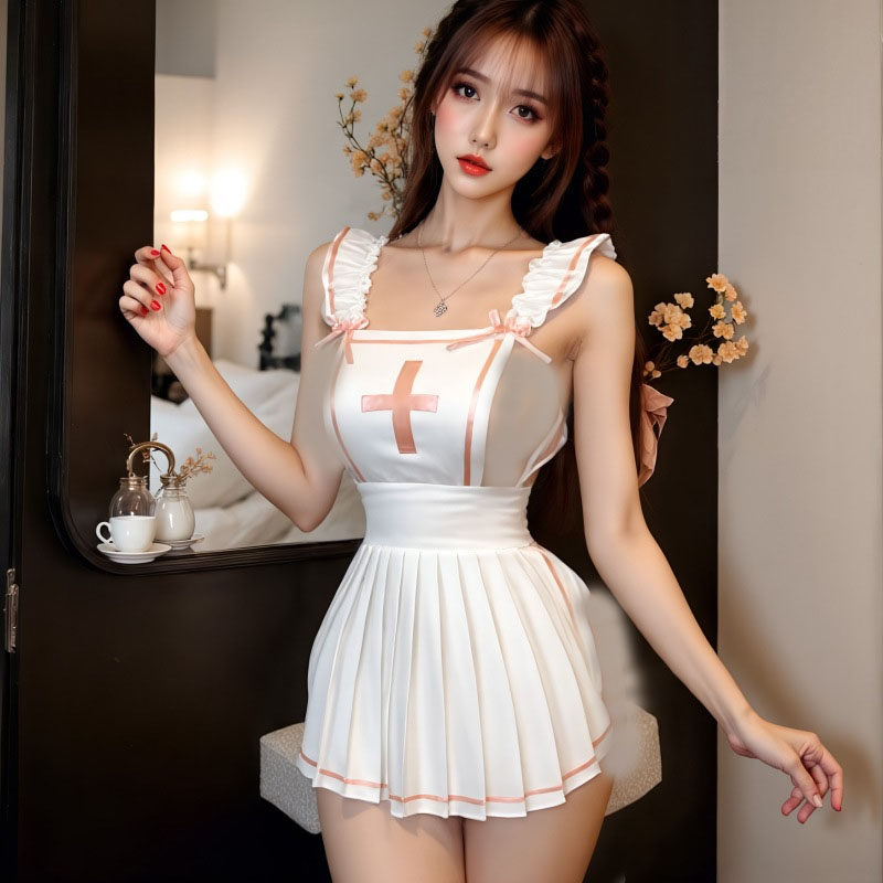 【救治芯房】甜心护士性感护士装制服可爱少女角色扮演镂空睡裙装