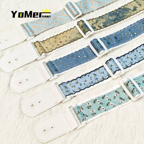 yomer新款小清新吉他背带民谣电吉他贝斯男女通用