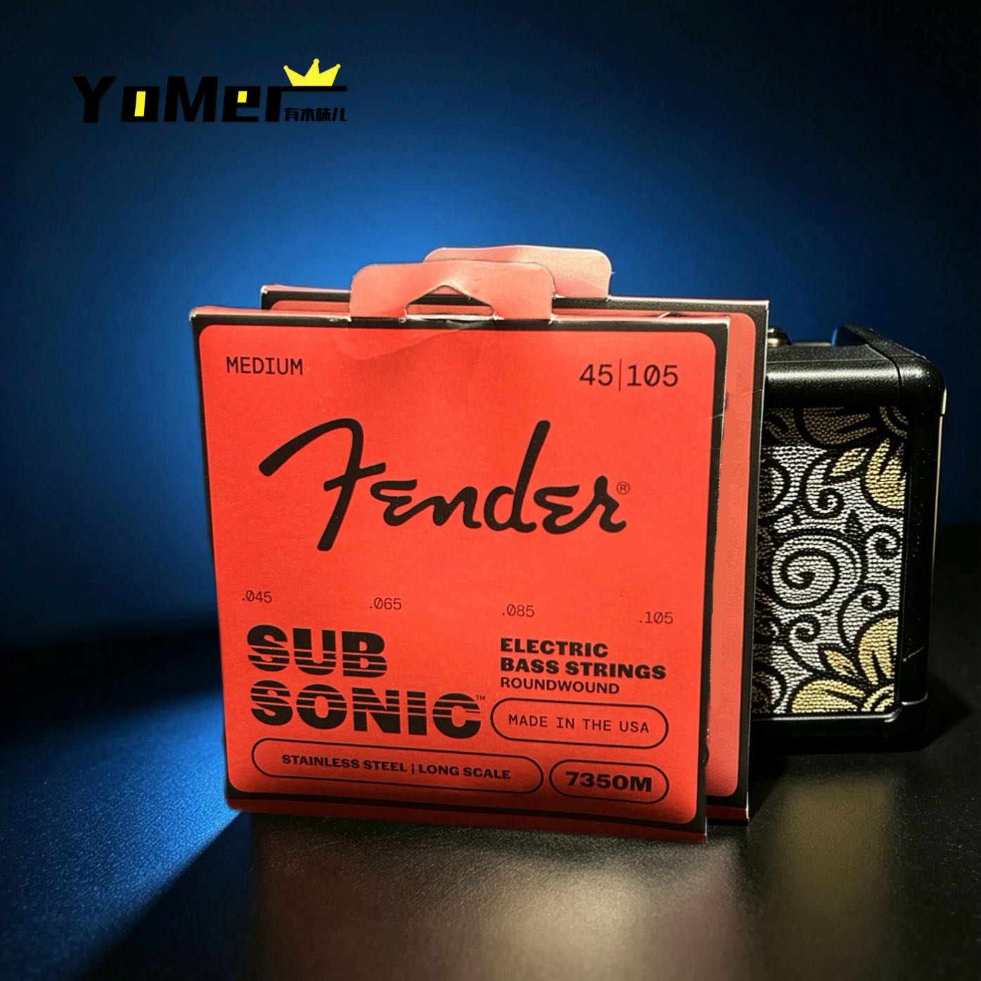 有木味儿 fender四弦贝斯Bass7350M套装美国制造乐器配件乐器配件