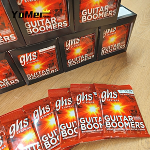 美产GHS BOOMERS镀镍缠绕6/7/8弦多规格流行摇滚专业级电吉他琴弦
