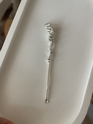 足银990纯银龙耳勺耳夹女小众设计感高级轻奢气质百搭耳饰