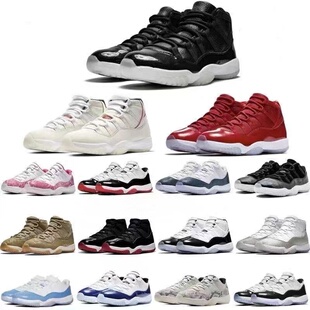 AJ11康扣大魔王满天星黑红兔八哥黑银传奇蓝酷灰粉蛇午夜蓝男女鞋
